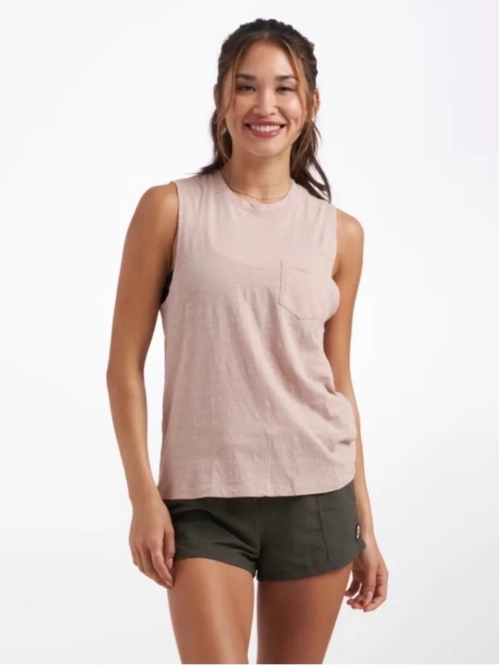 VUORI Sunset Tank Pima Cotton Dune(Sand) Tan - Size Small - Picture 1 of 6